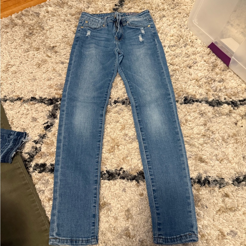 7 For All Mankind Light Blue Skinny Jeans